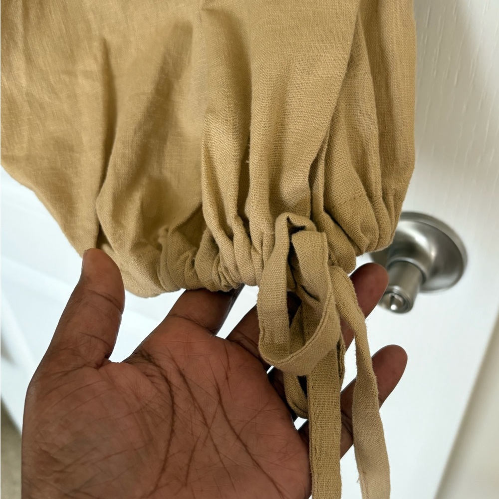 NWT - Fe Noel x Target Women's Yoke High-Rise Harem Pants Khaki - SZ 12 - Picture 7 of 8